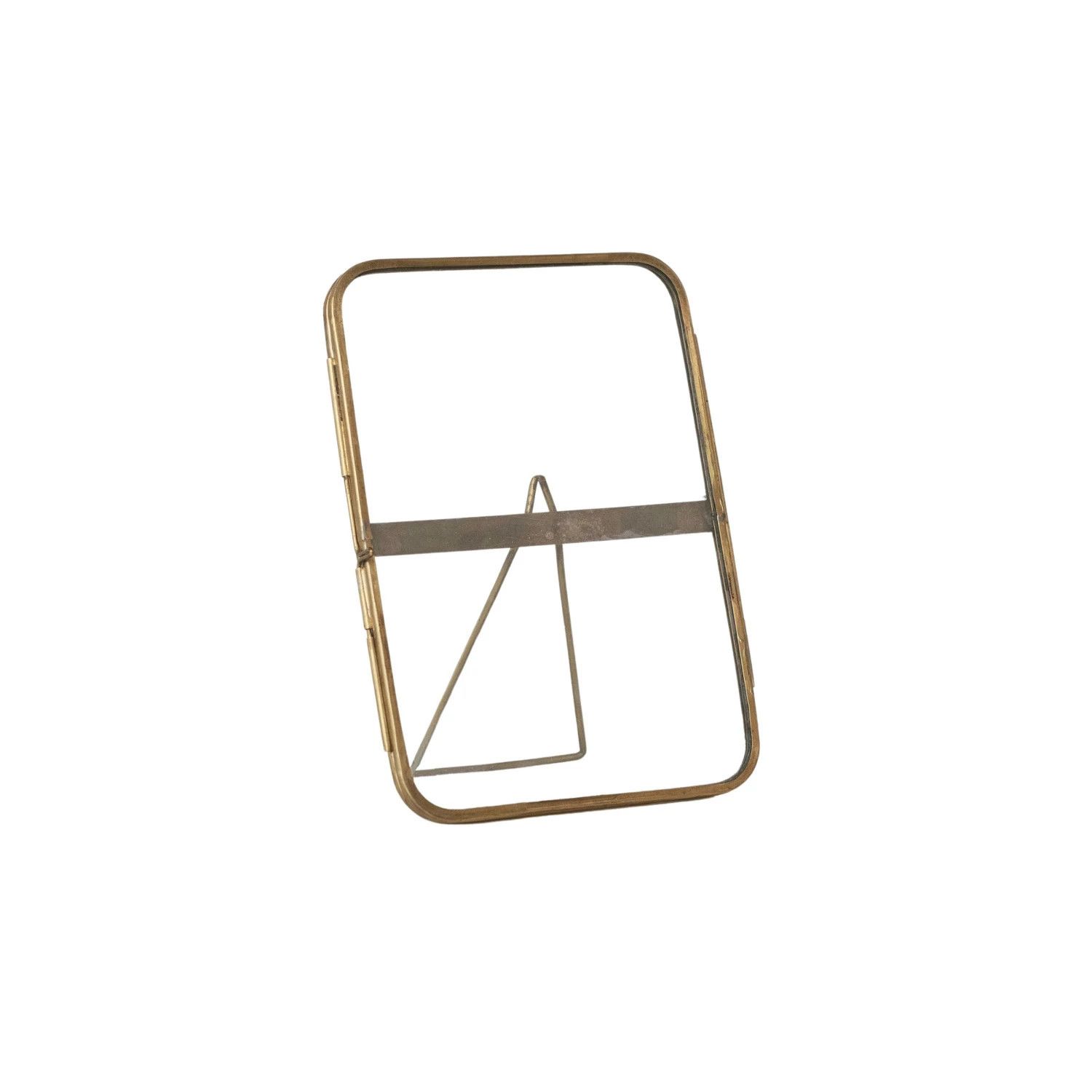 Brass &amp; Glass Frame, 5x7