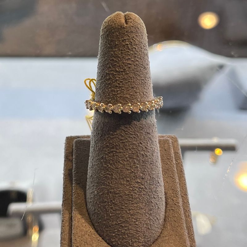 Ring- DC Vivian Lily Slim Stacking, WG