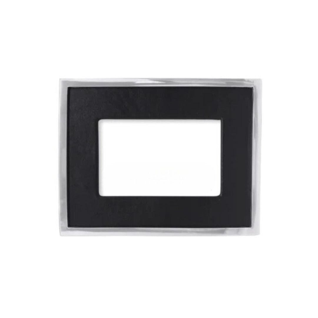 Black Leather Frame 4x6
