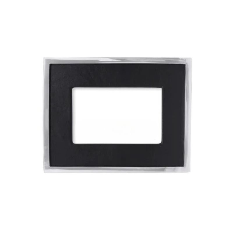 Black Leather Frame 4x6