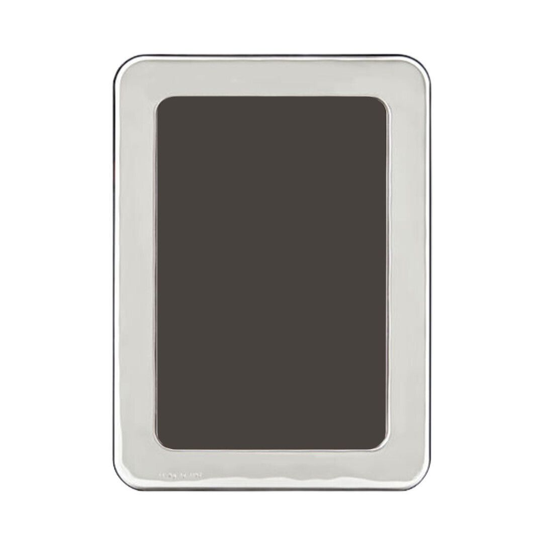 Rounded Hammered Sterling Frame 4x6