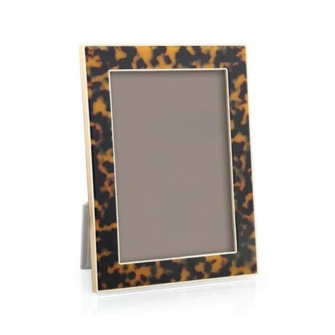 5x7 Faux Tortoise Gold