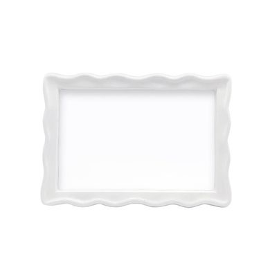 Wavy White 4x6 Frame