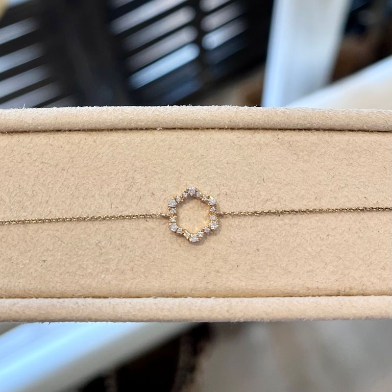 Bracelet- DC Rima Single Flower YG