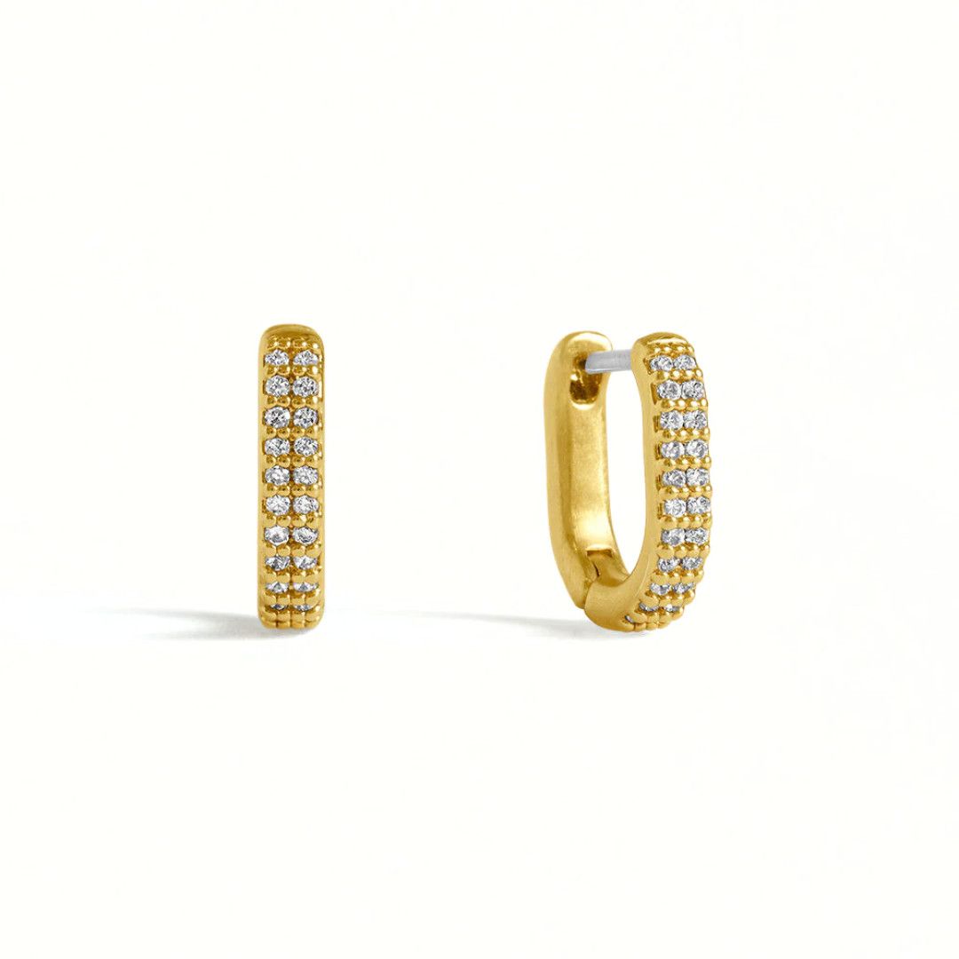 Petit Pave Huggie