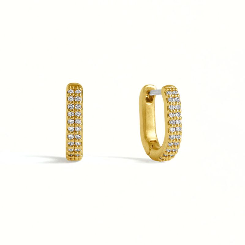 Petit Pave Huggie