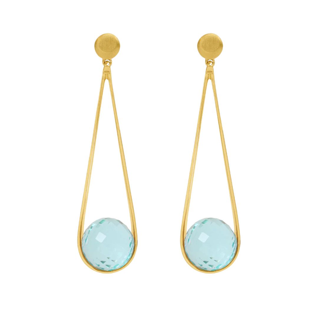 Mini Ipanema Earring- Sky Blue