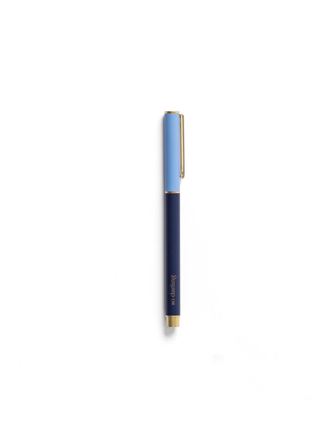 Colorblock Pen-, Color: Blue