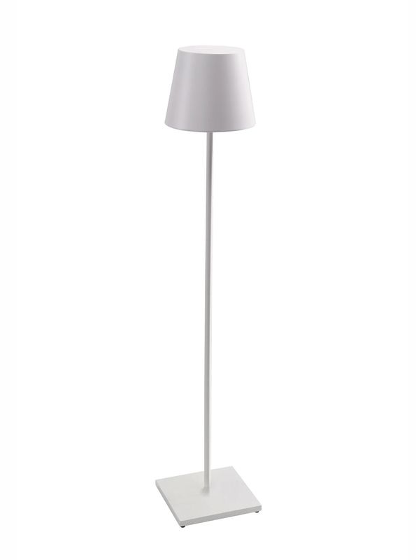 Outdoor Rechargeable Floor Lamp- White