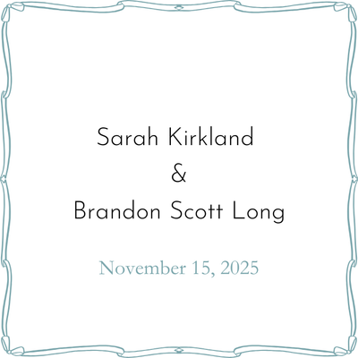 Sarah Kirkland &amp; Brandon Scott Long
