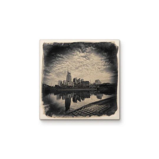 Tile- View of Nashville with Reflection