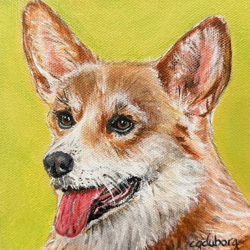 Pet portraits by Carrie Duborg - 8x10