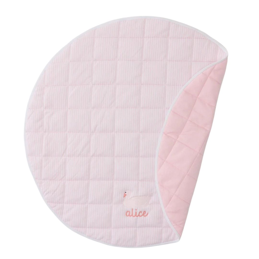 Tummy Mat-, Color: Pink Stripe