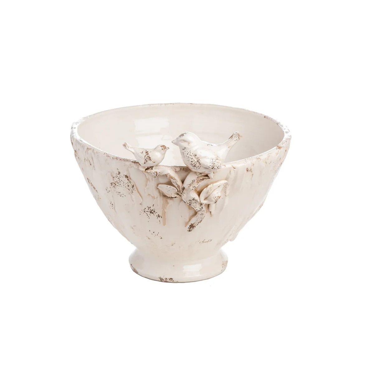 Centerpiece w. 2 Birds, Lg
