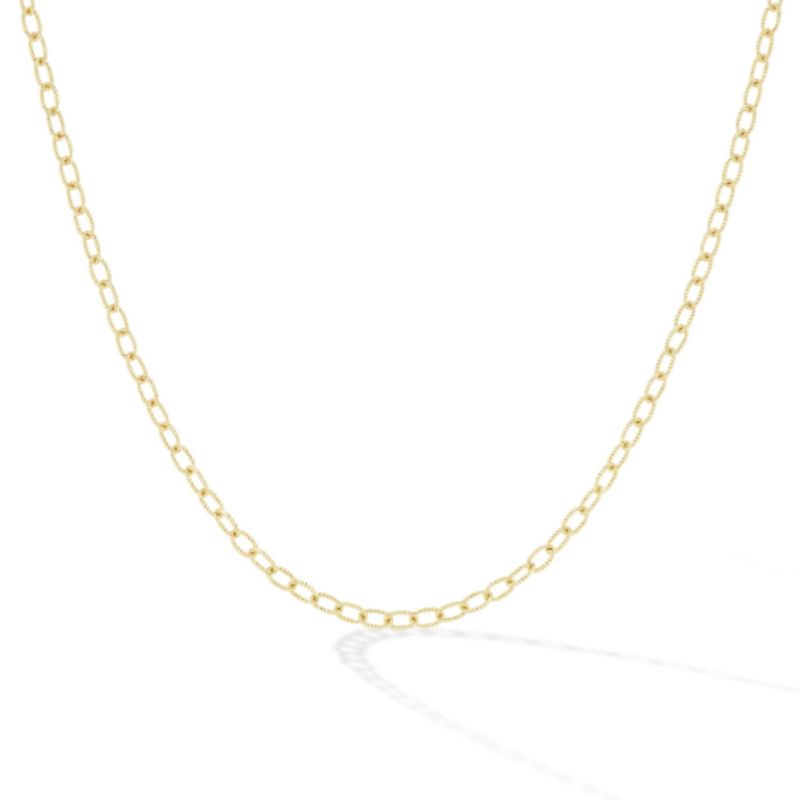 20&quot; 18k 3mm Textured Chain