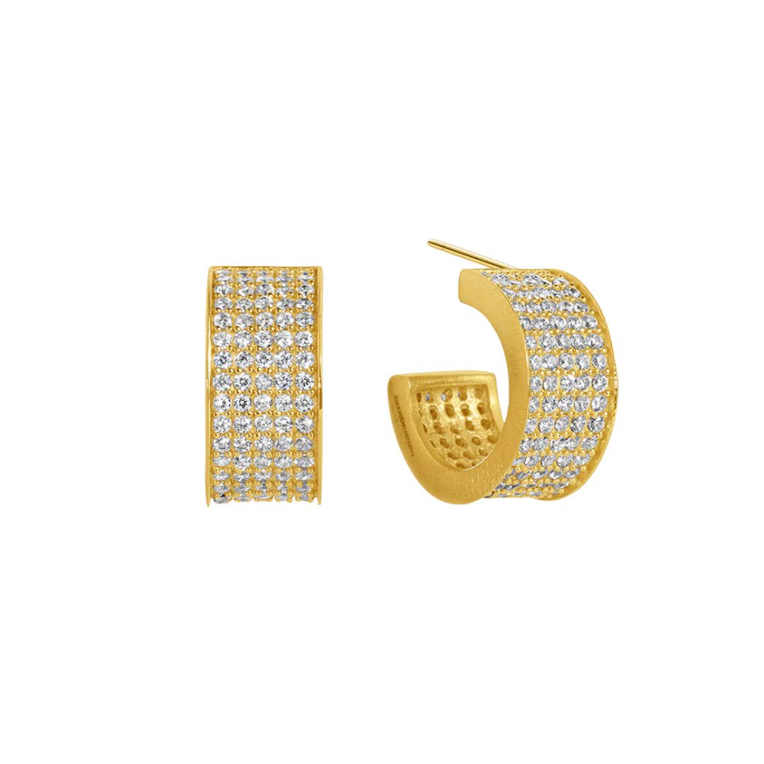 Petite Pave Thick Huggies