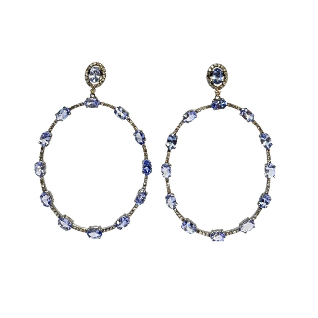 Tanzanite Lg Open Ovals