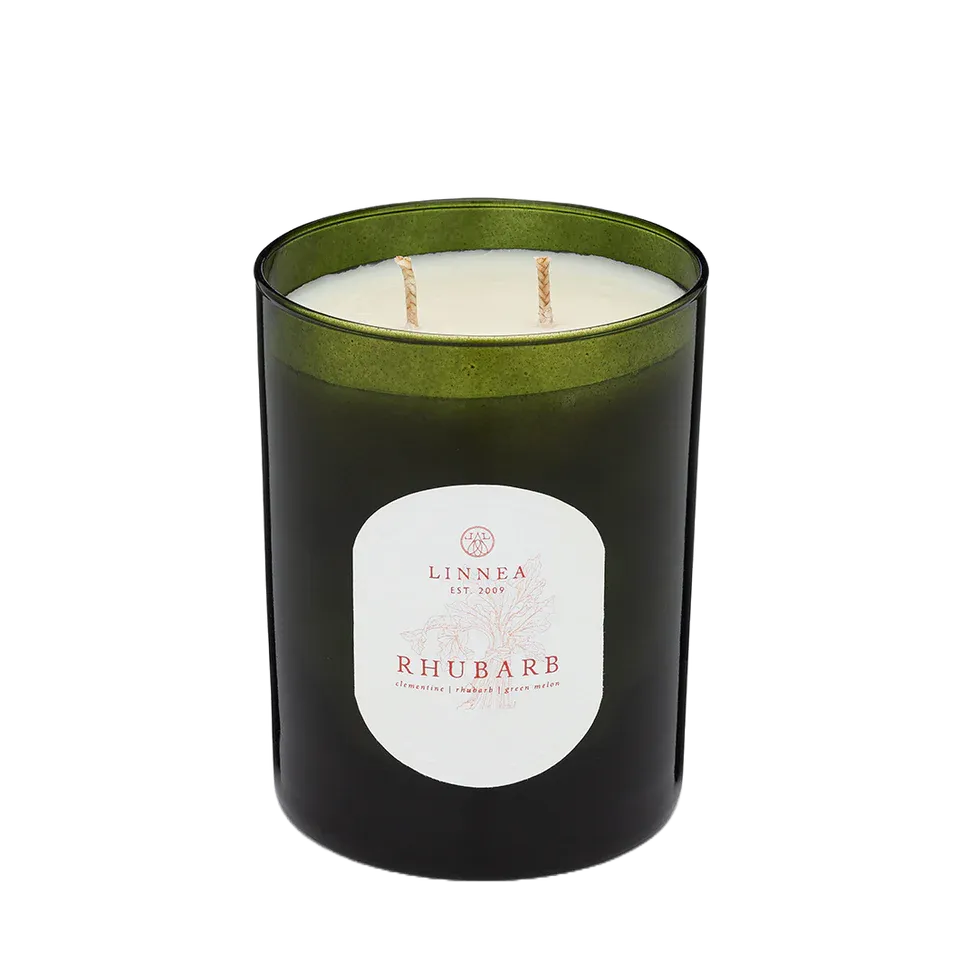 Linnea&#39;s Lights Candle - RHUBARB