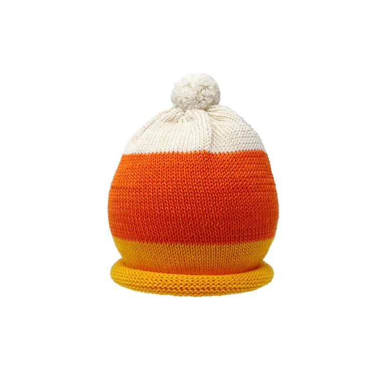Candy Corn Baby Hat 6-12 mos