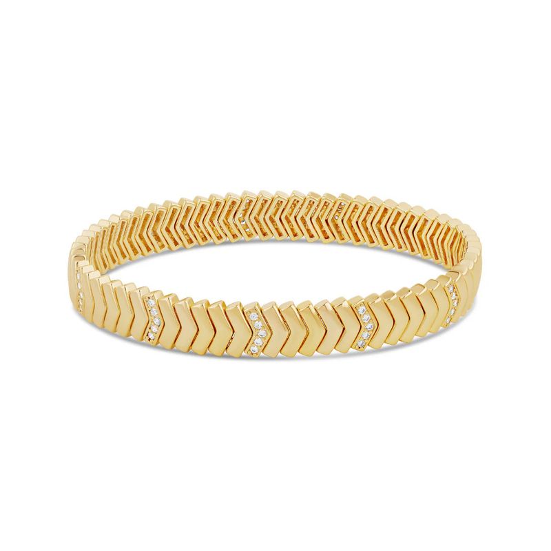 Bracelet- Pave Arrow Stretchy