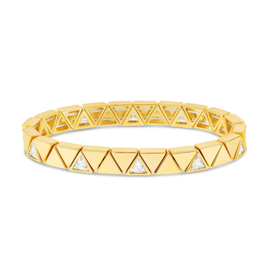 Bracelet- Dia Triangle Stretchy