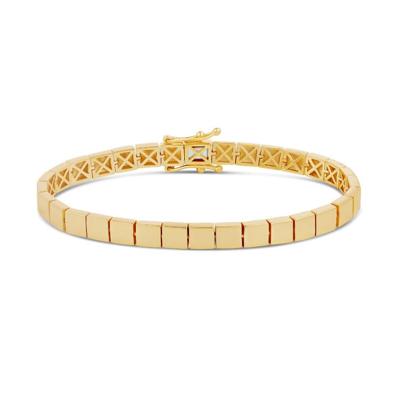 Bracelet- Solid Square Tennis