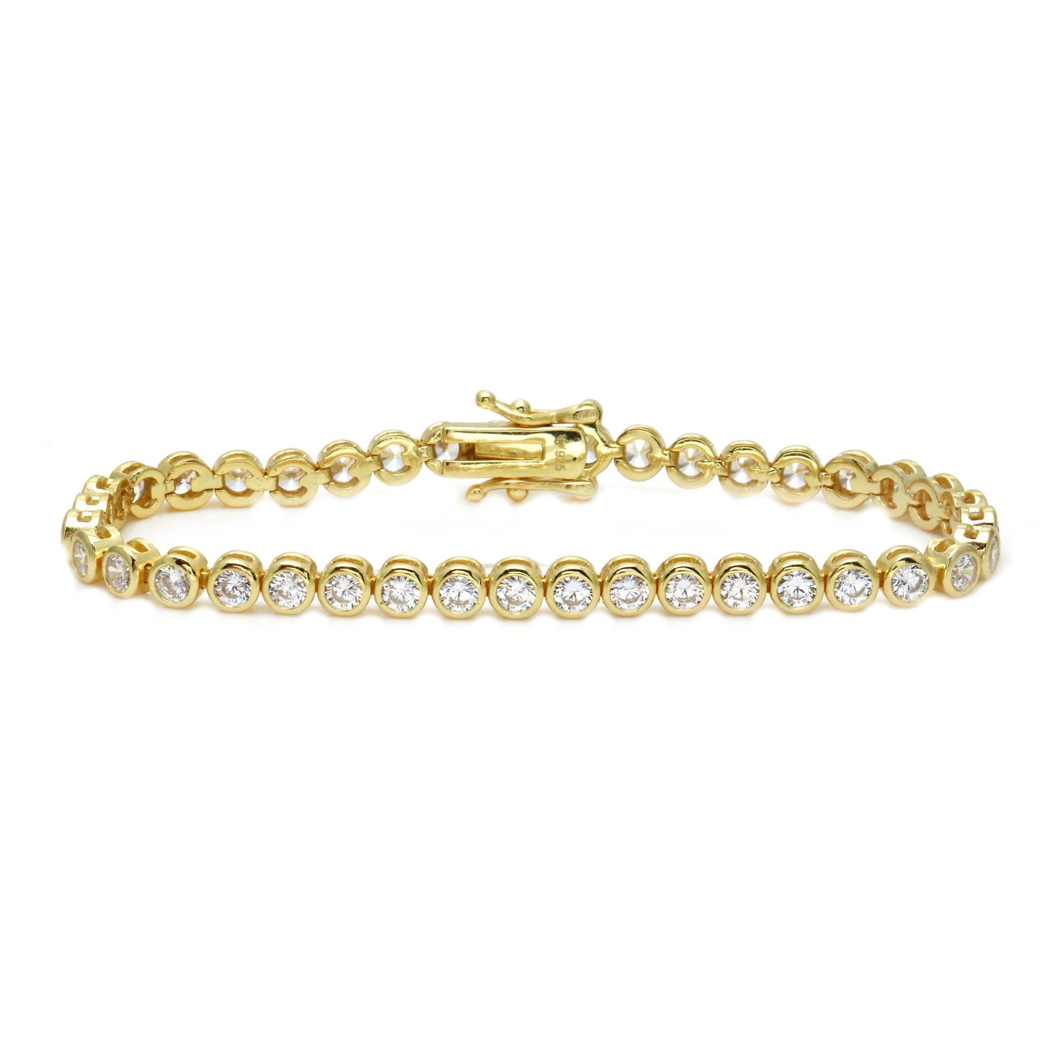 Bracelet- 4mm Bezel Tennis