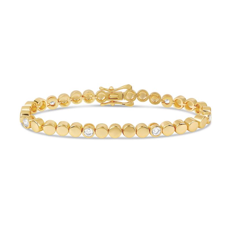 Bracelet- Disk Dia Tennis