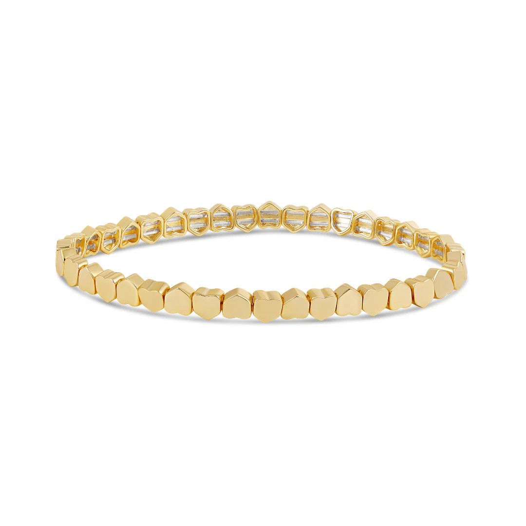Bracelet- Mini Solid Bezel Heart