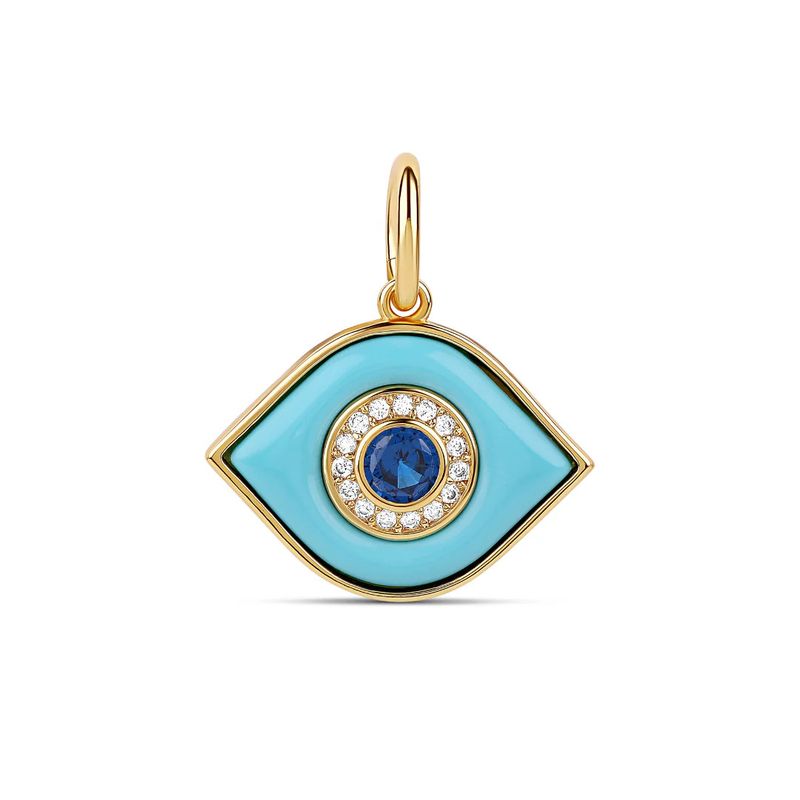 Charm- Evil Eye- Turq