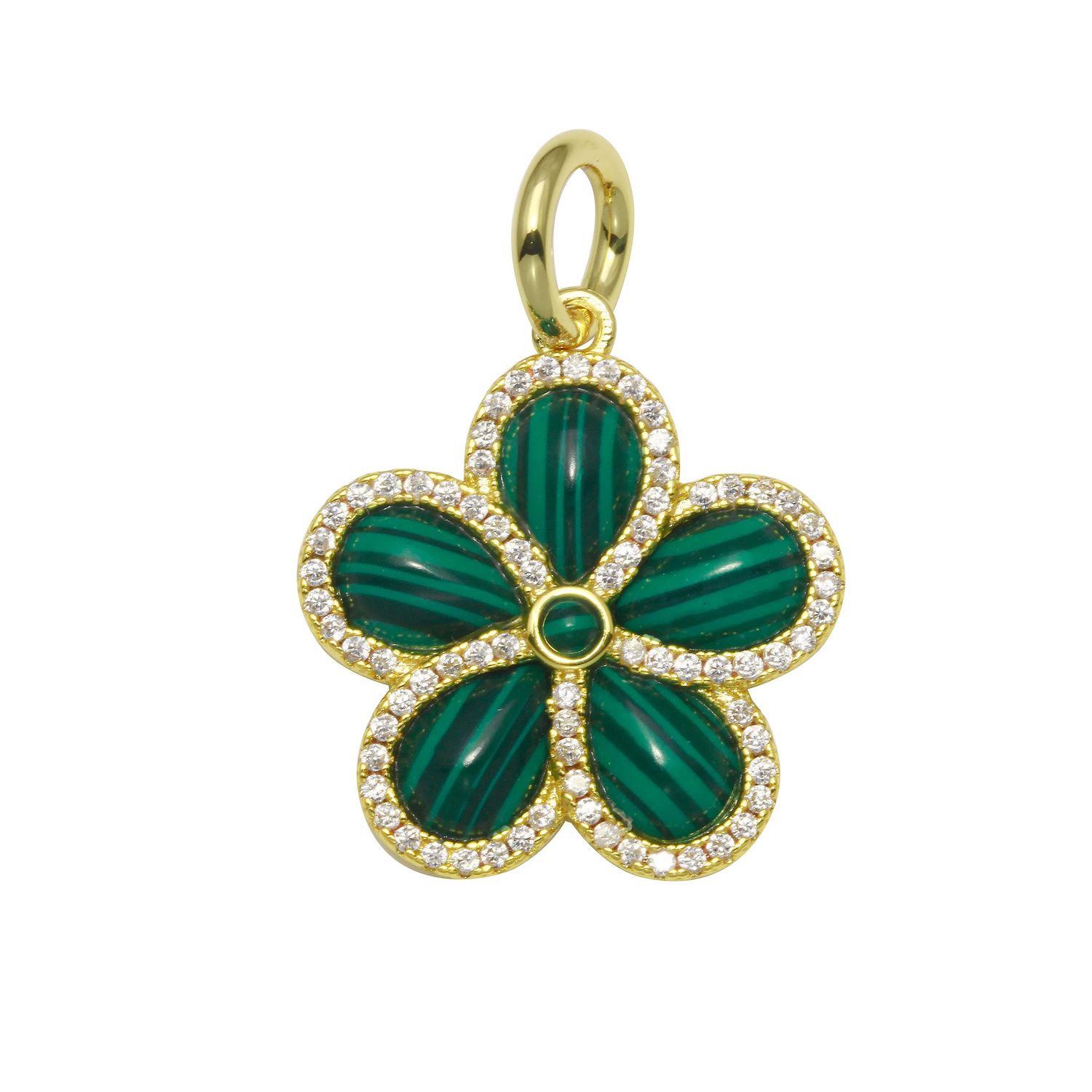 Charm- Flower Green