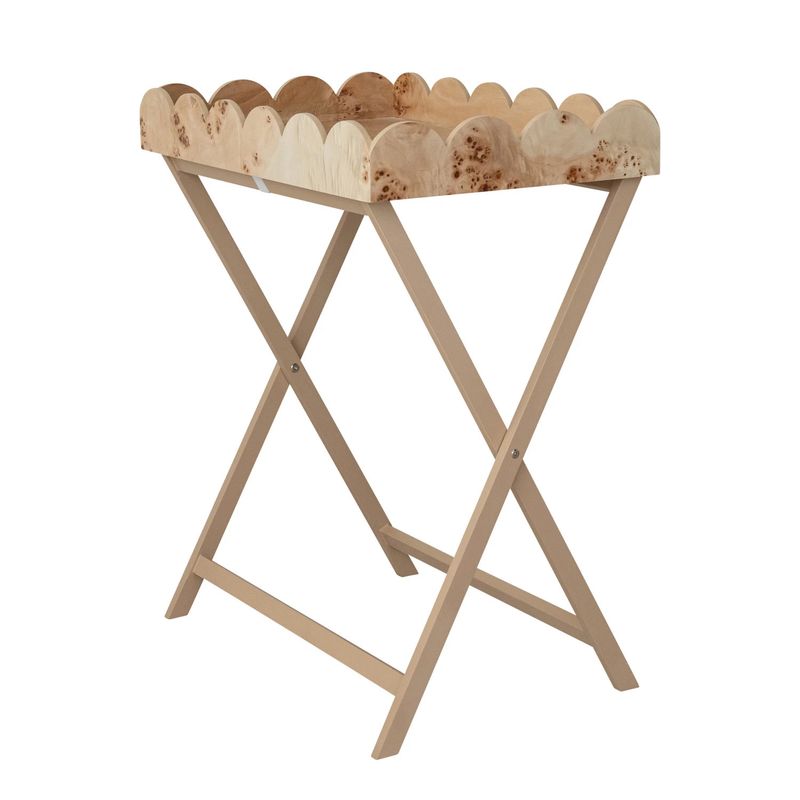 Burl Wood Tray / Table