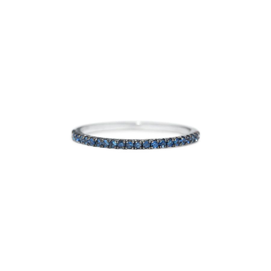 Half Odo Sapphire Ring 14k