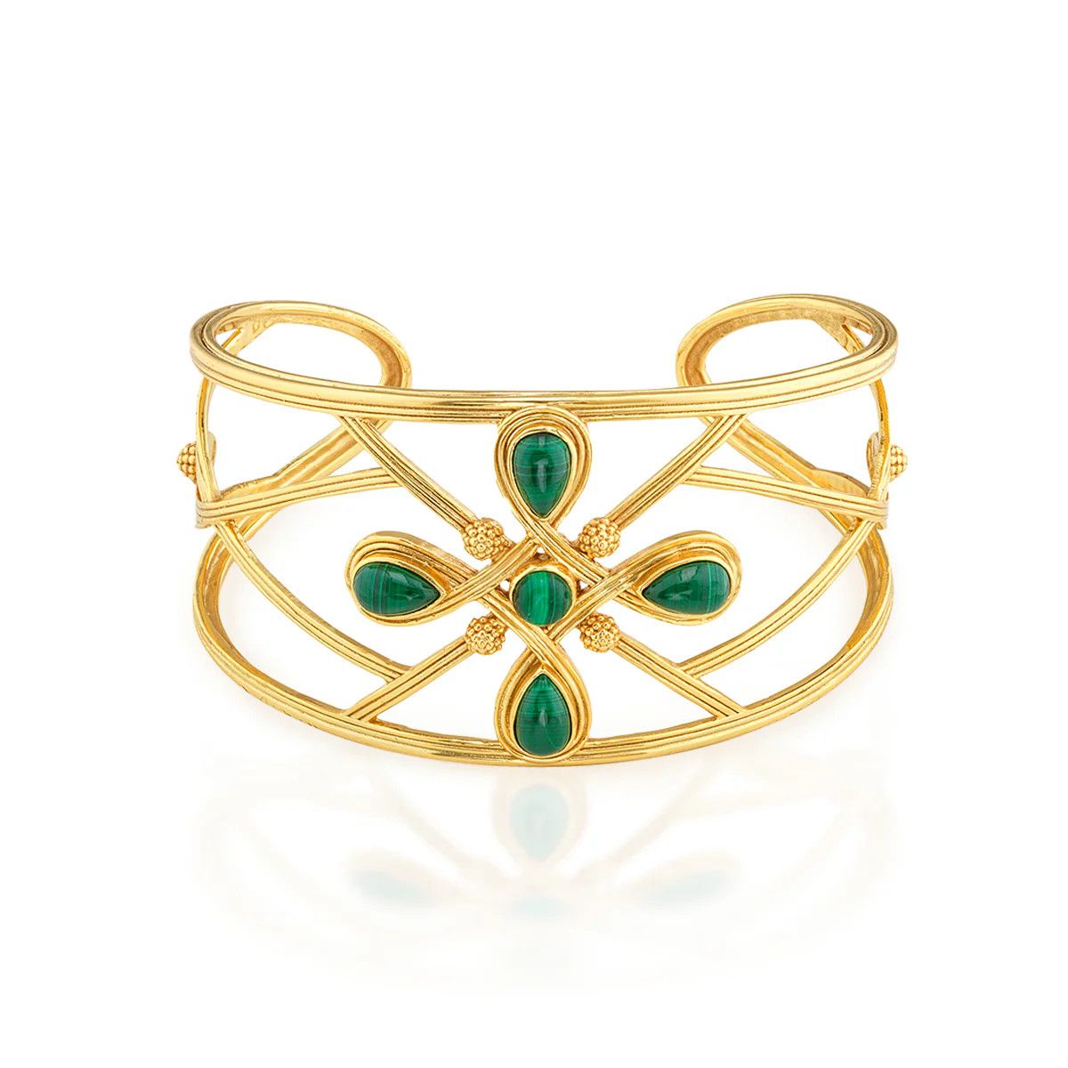 Monique Gm Cuff- Malachite