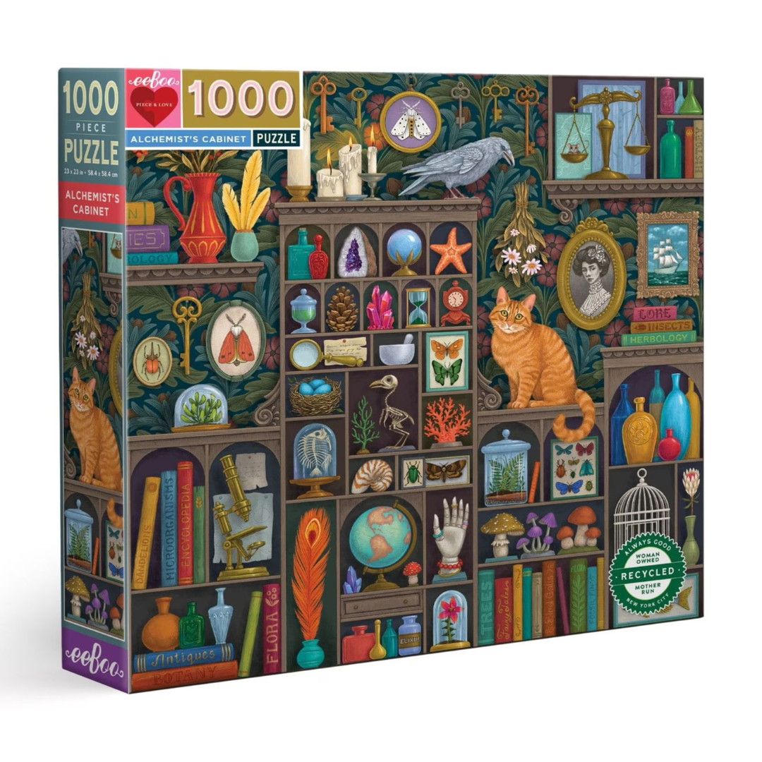 eeBoo Sq Puzzle, Pattern: Alchemist Cabinet