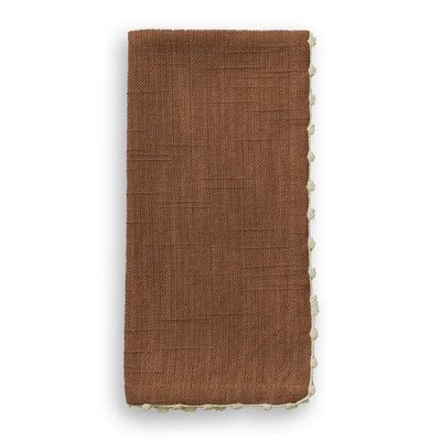 Knotted Edge Napkins S/4-