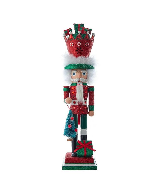 18&quot; Red &amp; Green Presents Nutcracker
