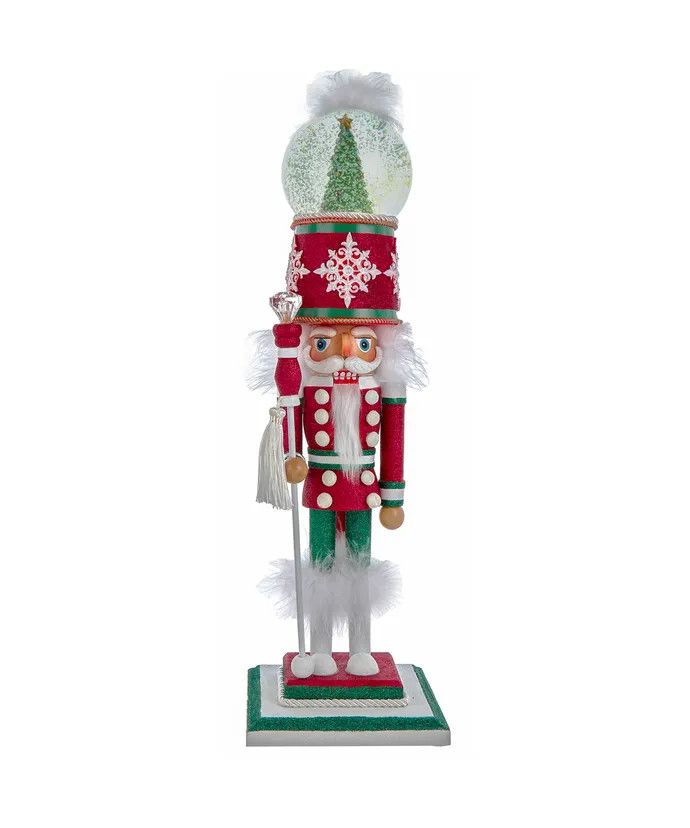 21&quot; Musical Snow Globe Nutcracker