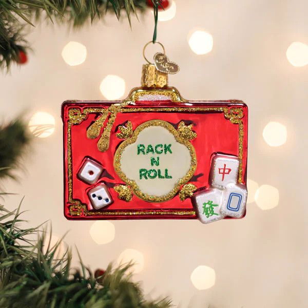 Rack n roll Mahjong Ornament