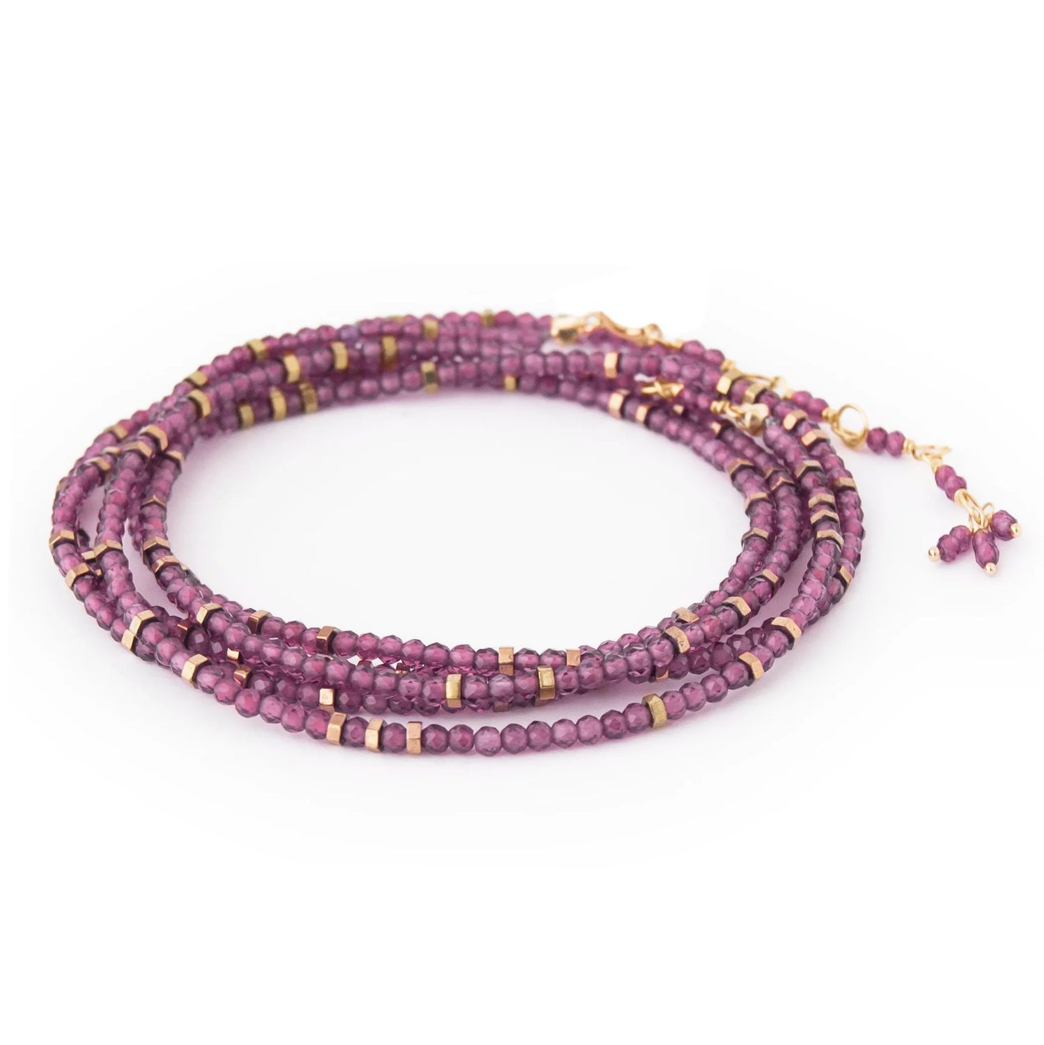 Wrap- Pink Garnet