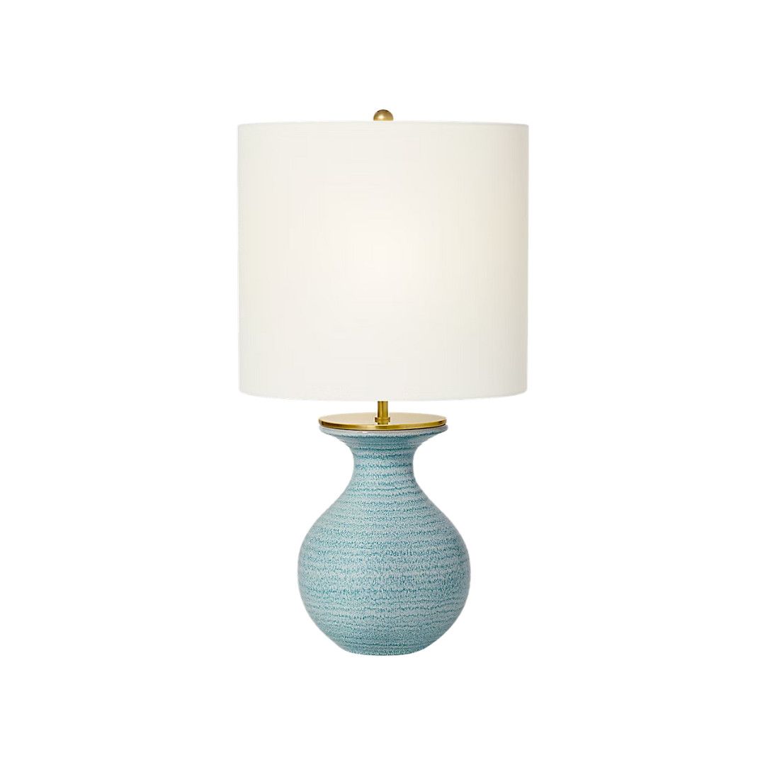 KS 3616STU-L Albie Sm Desk Lamp- Turq