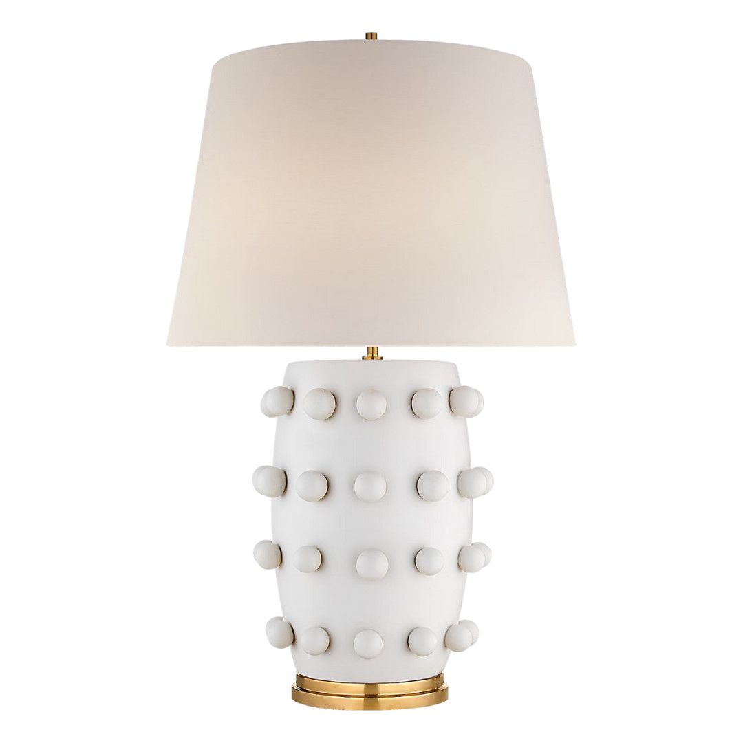 KW 3031PW-L-CL Linden Medium Cordless Lamp White