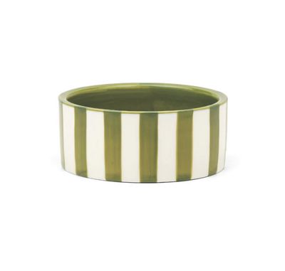 Izzy Wine Coaster Green Stripe