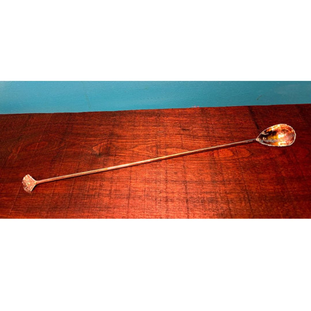 Copper Ginkgo Leaf Bar Spoon