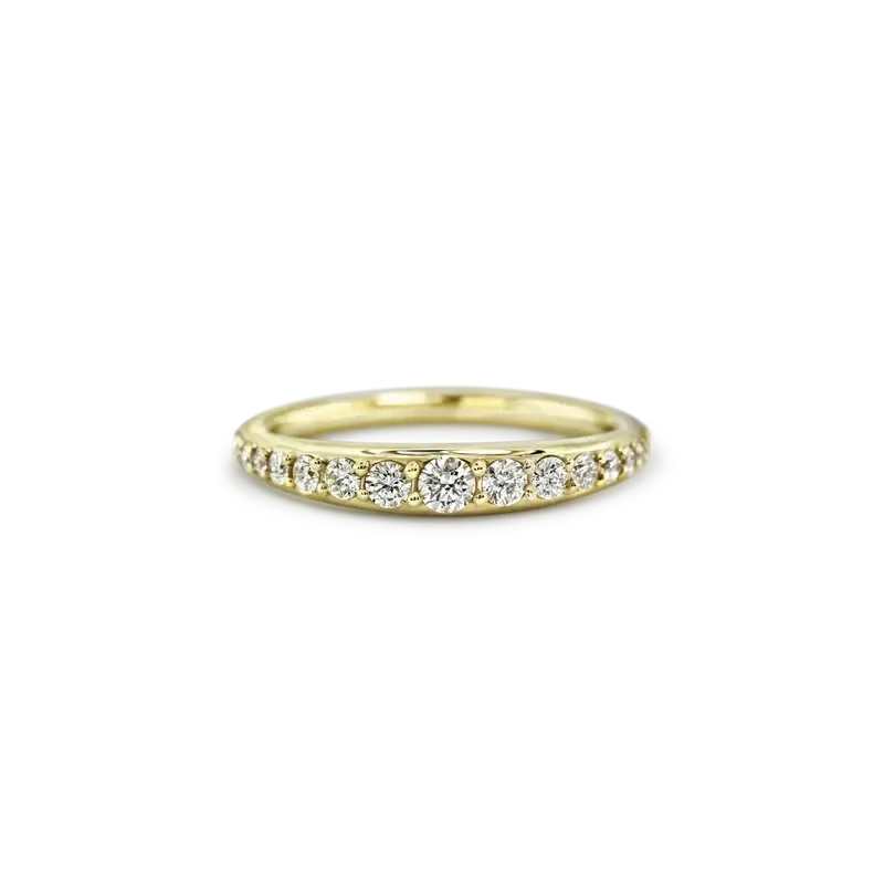 Bali Ring Diamond 14k