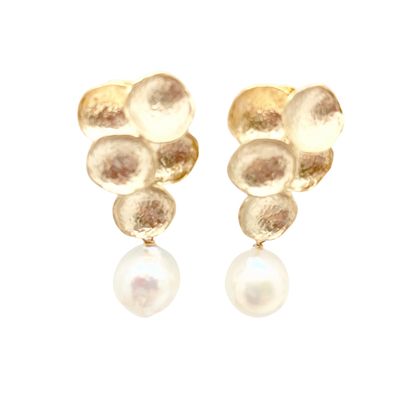 Earring- Bubble / Gold