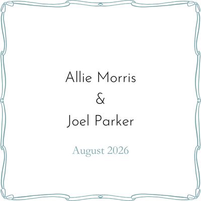 Allie Morris &amp; Joel Parker