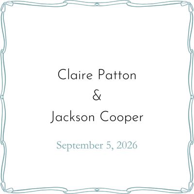 Claire Patton &amp; Jackson Cooper
