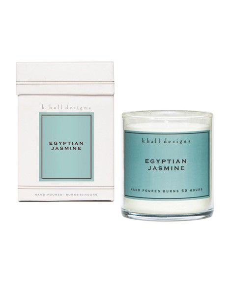 K. Hall Soy/Vegetable Candle, Scent: Egyptian Jasmine
