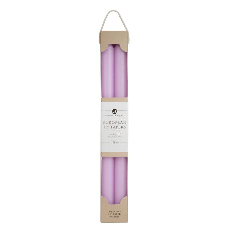 NL 12" Taper Pair-, Color: Petal